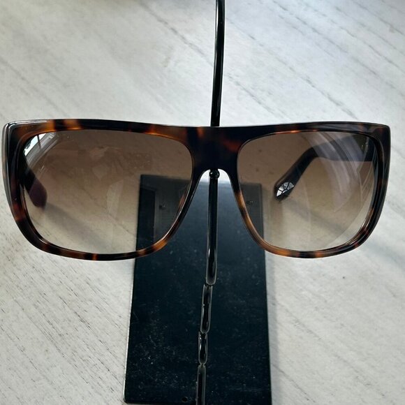 Marc by Marc Jacobs Tortoise Oversized Rectangle Sunglasses with Case - Picture 11 of 14